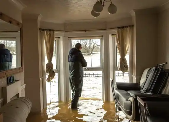 water damage restoration service Alorton